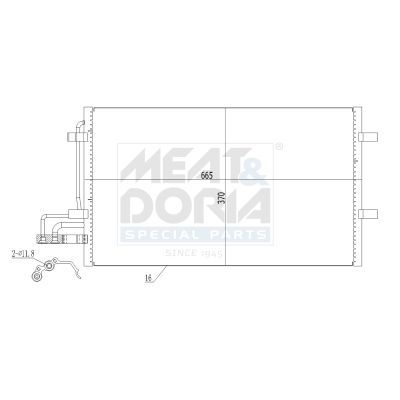 Klima Radyatörü  Ford Focus S.Wagon (CB4)(2008->)  AXAM AX-03-08-05-4059