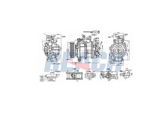 Klima Kompresörü  VALEO 811237  8K0260805Q