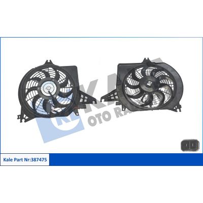 Radyatör Fan ve Motoru  Hyundai H-1 (2008->)  KALE 387475
