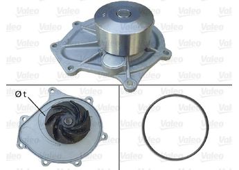 Devirdaim Su Pompası  VALEO 506842  PEB102240 PEB102240L GWP2602