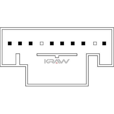 Cam Açma Düğmesi Ön Sol MCAR AN-1416