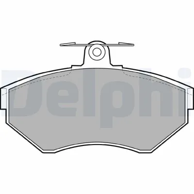 Fren Disk Balata Ön Volkswagen Golf II (191/193)(08.1983->1992)  DELPHI LP1409