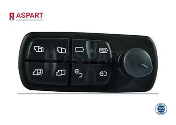 Cam Açma Düğmesi Ön Sol MCAR AN-5504  AN5504 AN-5504 15451204 0015451204 15455913 0015455913 25455913 0025455913 35455913 0035455913 45455913 0045455913 55452813 0055452813