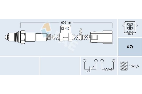 Oksijen (Lambda) Sensörü  FAE 77321