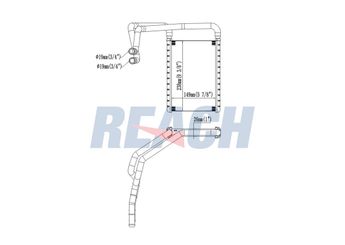 Kalorifer Radyatörü  FORD ORJINAL BK2118B539BC  BK2118B539BC 1768440 2008796 2541149 BK2118B539BA BK2118B539BD