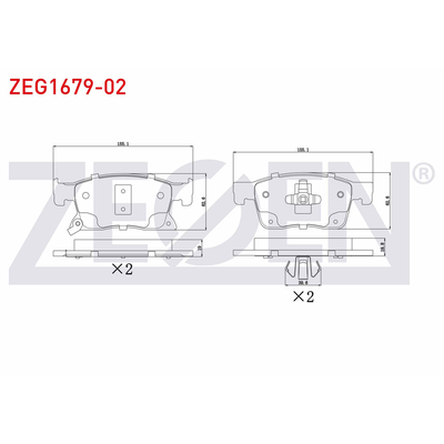 Fren Disk Balata Ön Opel Astra K Sports Tourer (10.2015->)  ZEGEN ZEG1679-02