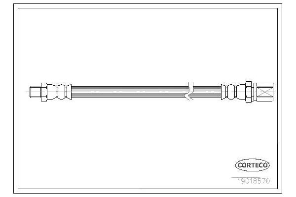 Fren Hortumu Arka Sağ veya Sol WALBURG WBH0023