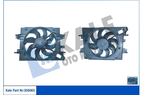 Radyatör Fan ve Motoru  KALE 356065