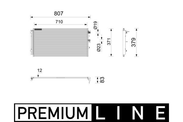Klima Radyatörü  Ford Focus S.Wagon (CGE)(2018->)  MAHLE AC 1211 000P
