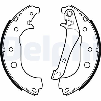 Fren Pabuçlu Balata Arka Ford EcoSport (CR6)(2017->)  DELPHI LS2108