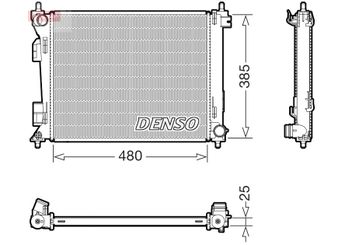 Su Radyatörü  DENSO DRM43010  DRM43010 25310H8300