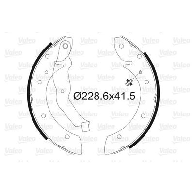 Fren Pabuçlu Balata Arka Renault Megane I Faz 2 Grandtour (KA...)(03.1999->)  VALEO 562587