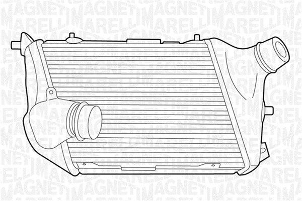 Turbo Radyatörü  Audi A8 (4E)(11.2002->)  DENSO DIT02015