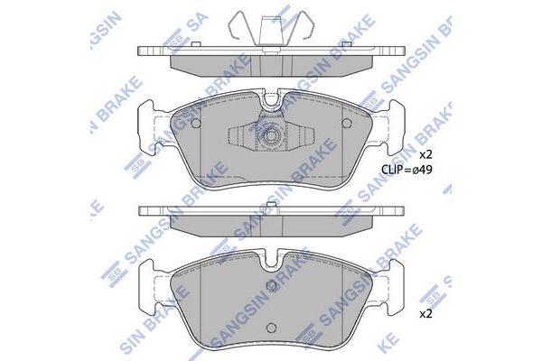 Fren Disk Balata Ön SANGSIN SP2160