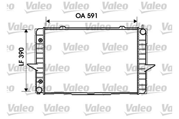 Su Radyatörü  Volvo S70 Sedan (12.1996->)  VALEO 734856