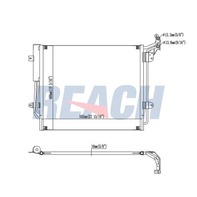 Klima Radyatörü  Volkswagen Sharan (7N1)(05.2010->2015)  FEBI BILSTEIN 197613