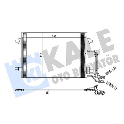 Klima Radyatörü  KALE 375600