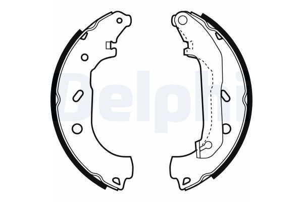 Fren Pabuçlu Balata Arka DELPHI LS1940