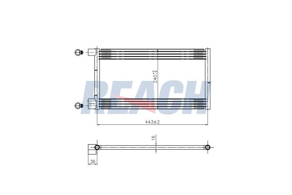 Klima Radyatörü  Fiat Seicento (187)(1998->)  DELPHI TSP0225272