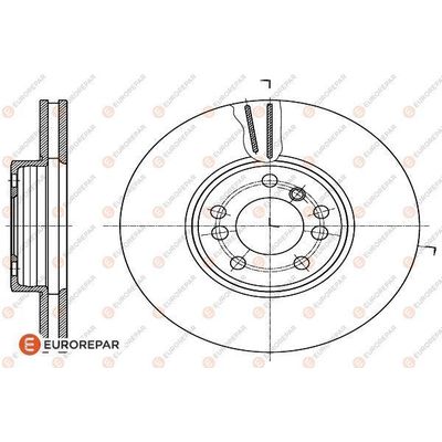 Fren Disk Ayna Ön Sağ ve Sol BMW X3 Serisi (E83)(09.2003->)  EUROREPAR 1622814880