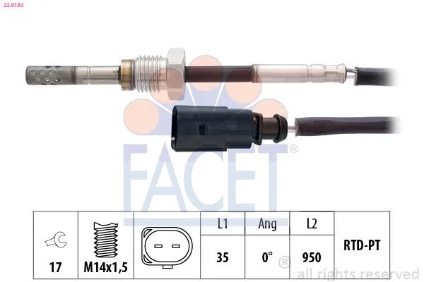 Egzoz Sıcaklık Sensörü  Volkswagen Amarok (2HA/2HB/S1B)(03.2010->2016)  ZEGEN ZEGT1096