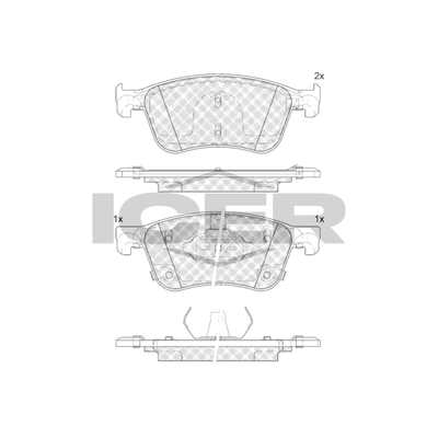 Fren Disk Balata Ön OTOZONE FDA9108-R