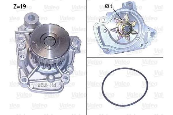 Devirdaim Su Pompası  Honda Stream (RN1/3)(01.2001->)  VALEO 506811
