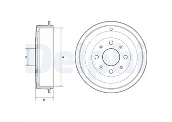 Kampana Arka Sağ veya Sol DELPHI BF541  55703042 51827488 1609312580 1611509680 424757 4247.57 424754