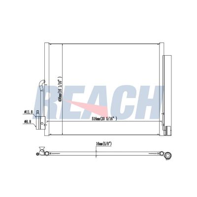 Klima Radyatörü  Opel Meriva B (03.2010->)  PSA ORJINAL 13331005