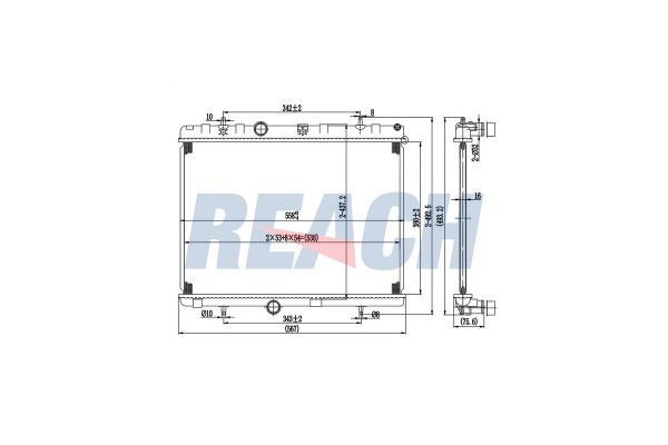 Su Radyatörü  ORİS BPE041022