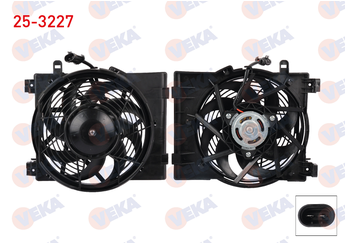 Radyatör Fan ve Motoru  VEKA 25-3227  13114008 1341332 1341617 24426583 24445192 6341151 6341164 9158008 1341 332 6341 164 09158008