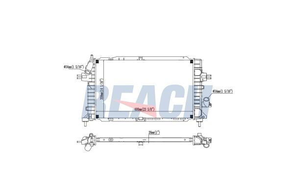 Su Radyatörü  Opel Astra H GTC (2004->)  PSA ORJINAL 1330P8