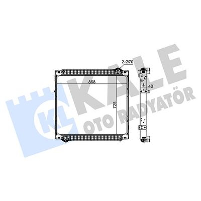 Su Radyatörü  KALE 428900