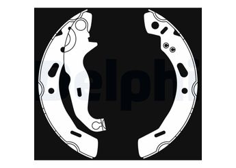 Fren Pabuçlu Balata Arka DELPHI LS2016  1550225 1558094 1581895 1695033 1737303 1802623 1894327 2147333 2207317 8V512200AA 8V512200AB 8V512200AC 8V512200AD 9S512200AA 9S512200AB E4B12200AA E4B12200BA ME8V5J2200AD DFY32638Z