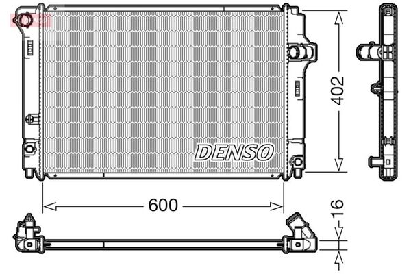 Su Radyatörü  DENSO DRM50089