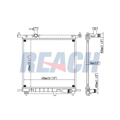 Su Radyatörü  Nissan Micra (K13K/KK)(07.2010->)  MAHER 10557