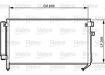 Klima Radyatörü  VALEO 814312  73210SA000 73210 SA000 73210SA010 73210-SA000 73210-SA010 73210SA011 73210-SA011 73210SA012 73210-SA012 73210SA020