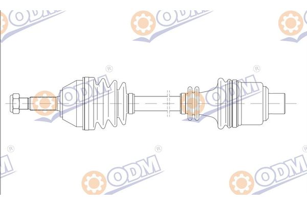 Aks Komple Ön Sağ ODM RN-8-8006