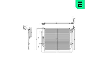Klima Radyatörü  ERA 667372  7N0820411A 7N0.820.411 A 7N0820411B 7N0.820.411 B 7N0820411C 7N0.820.411 C