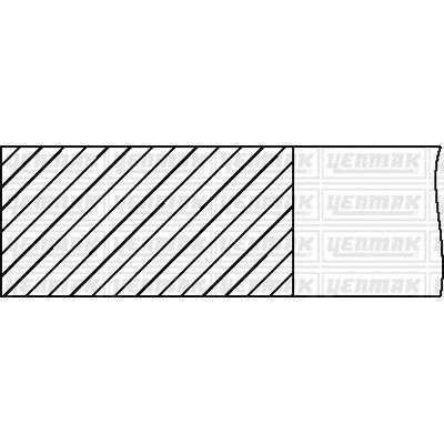 Segman (86.00MM-STD)  YENMAK 91-09499-000