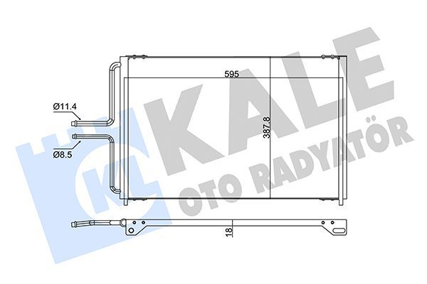 Klima Radyatörü  Renault Espace /Grand Espace (JE0)(07.2000->)  KALE 345570