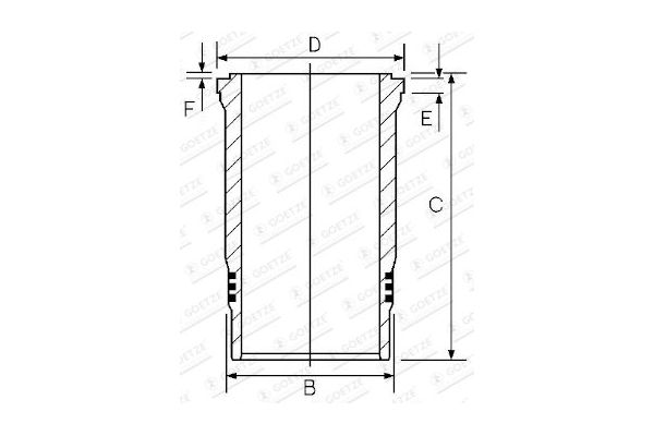 Gömlek (135.00MM-STD)  GOETZE 15-260050-00