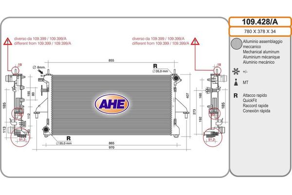 Su Radyatörü  Fiat Ducato Luxusbus Panorama 35 (04.2009->)  KRAFTVOLL 81202256