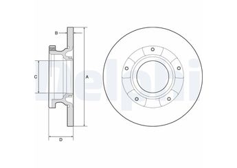 Fren Disk Ayna Arka Sağ ve Sol DELPHI BG4784C  BK212A097BA BK212A097FA BK212A097HA 1867715 2013002 2021562 BK212A097CA
