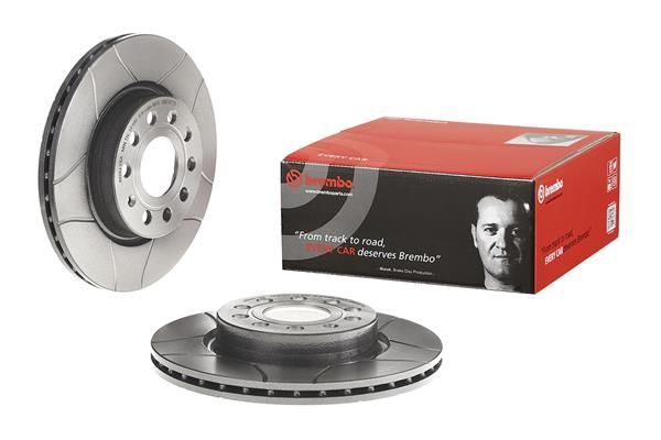 Fren Disk Ayna Ön Sağ ve Sol Audi A3 Sportback (8PA)(09.2004->)  BREMBO 09.9167.75