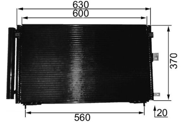 Klima Radyatörü  Lexus IS 200 (GXE10)(12.1998->)  MAHLE AC 229 000S