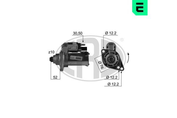 Marş Dinamosu  Volkswagen Scirocco (137)(08.2008->2014)  ERA 220445
