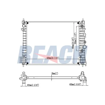 Su Radyatörü  Opel Mokka X (2016->)  MAHER 10592