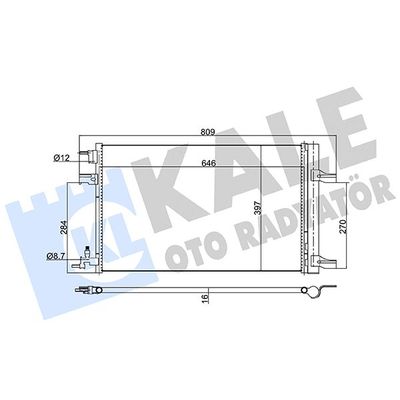 Klima Radyatörü  KALE 385300