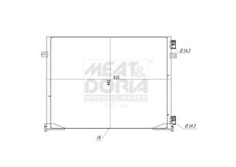 Klima Radyatörü  OPEL ORJINAL 91168643  91168643 2765000QAG 2765000QAJ 4408426 4408429 4408646 4414387 7700312901 8200073912 91160017 91165692 91166018 93857432